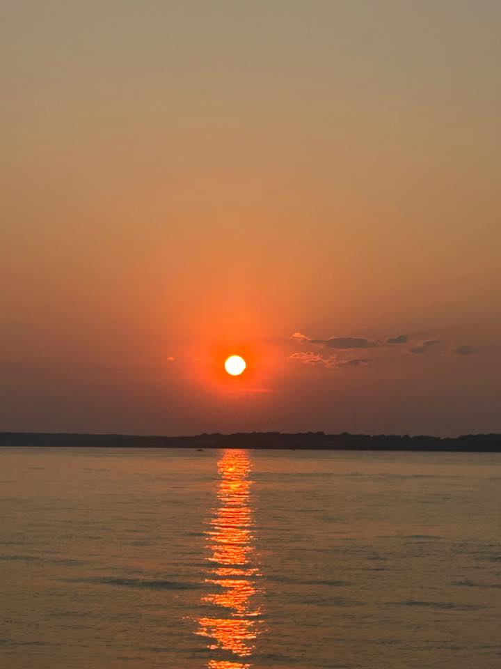 Sunset over Oklahoma's Grand Lake